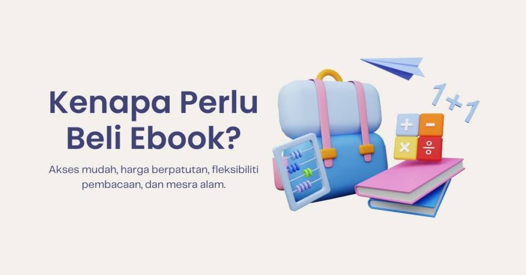 Kenapa Perlu Beli Ebook